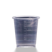 Lade das Bild in den Galerie-Viewer, MED COMFORT ECO Einmal Medizinbecher 30 ml graduiert