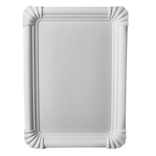 Lade das Bild in den Galerie-Viewer, PAPSTAR 250 Teller, Pappe "pure" eckig weiss