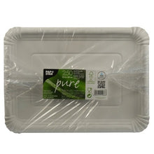 Lade das Bild in den Galerie-Viewer, PAPSTAR 250 Teller, Pappe "pure" eckig weiss