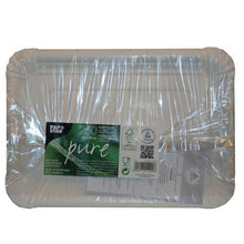 Lade das Bild in den Galerie-Viewer, PAPSTAR 250 Teller, Pappe "pure" eckig weiss