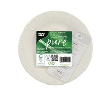 Lade das Bild in den Galerie-Viewer, PAPSTAR 100 Teller, Pappe "pure" rund