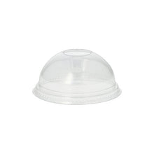 Lade das Bild in den Galerie-Viewer, Starpak 50 Dom-Deckel "Hurricane", PET rund glasklar ohne Lochung Ø 9,5 cm - 4,5 cm