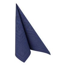 Lade das Bild in den Galerie-Viewer, PAPSTAR 50 Servietten "ROYAL Collection" 1/4-Falz 40 x 40 cm dunkelblau