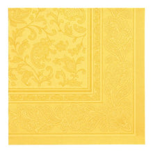 Lade das Bild in den Galerie-Viewer, PAPSTAR 50 Servietten "ROYAL Collection" 1/4-Falz 40 x 40 cm gelb
