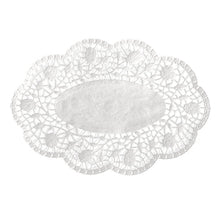 Lade das Bild in den Galerie-Viewer, PAPSTAR 500 Mokkadeckchen oval weiss