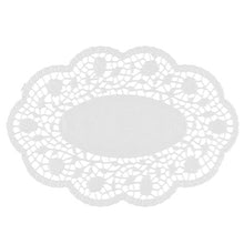 Lade das Bild in den Galerie-Viewer, PAPSTAR 500 Mokkadeckchen oval weiss