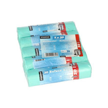 Lade das Bild in den Galerie-Viewer, Starpak 20 Müllbeutel, HDPE 20 l 50 cm x 45 cm mint | Banderole (20 Stück)