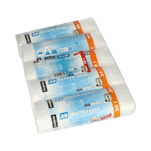 Lade das Bild in den Galerie-Viewer, Starpak 150 Müllbeutel mit Zugband, HDPE 20 l 55 cm x 48 cm transparent | Schrumpffolie (150 Stück)