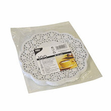 Lade das Bild in den Galerie-Viewer, PAPSTAR Teller- und Tassendeckchen rund 15 cm, weiß | Packung (100 Stück)