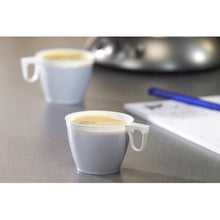 Lade das Bild in den Galerie-Viewer, Starpak 10 Kaffeetassen, PS 0,18 l Ø 7,8 cm · 6 cm weiss | Schrumpffolie (10 Stück)