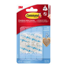 Lade das Bild in den Galerie-Viewer, Command™ Mini-Haken, transparent, mit transparenten Strips, 17006CLR | Packung (1 Stück)