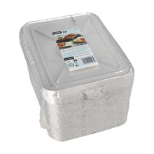 Lade das Bild in den Galerie-Viewer, Starpak 50 Menüschalen + Deckel, Alu
