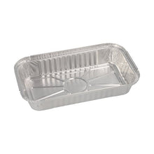 Lade das Bild in den Galerie-Viewer, Starpak 50 Schalen, Alu eckig 0,65 l 3,4 cm x 13 cm x 22 cm | Schrumpffolie (50 Stück)