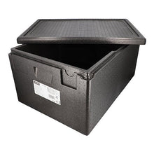Lade das Bild in den Galerie-Viewer, Starpak Isolier-Transportbehälter, EPP 68,5 cm x 48,5 cm x 36 cm schwarz "Euro-Norm" | Packung (1 Stück)