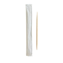 Lade das Bild in den Galerie-Viewer, PAPSTAR Zahnstocher "pure" rund, Holz, 6,5 cm | Spenderkarton (1000 Stück)
