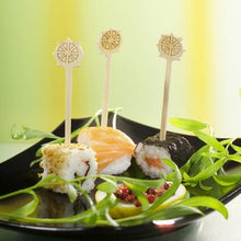 Lade das Bild in den Galerie-Viewer, PAPSTAR Fingerfood Picker "Steuerrad" 9 cm, ideal für Partys | Papptray (200 Stück)