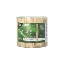Lade das Bild in den Galerie-Viewer, PAPSTAR Fingerfood-Spieße "pure" 8,5 cm, ideal für Snacks | Dose (500 Stück)