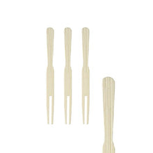 Lade das Bild in den Galerie-Viewer, PAPSTAR Fingerfood-Spieße "pure" 8,5 cm, ideal für Snacks | Dose (500 Stück)