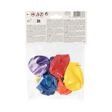 Lade das Bild in den Galerie-Viewer, PAPSTAR Luftballons Ø 25 cm, farbig sortiert, Metallic-Design | Beutel (6 Stück)