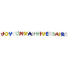 Lade das Bild in den Galerie-Viewer, PAPSTAR Grußkette 1,9 m "Joyeux Anniversaire", festliche Dekoration | Beutel (1 Stück)