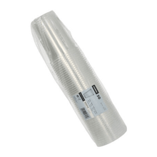 Lade das Bild in den Galerie-Viewer, Starpak Plastikbecher (PP) 0,4 l Ø 9,5 cm · 12,2 cm transparent mit Schaumrand | Folie (50 Stück)