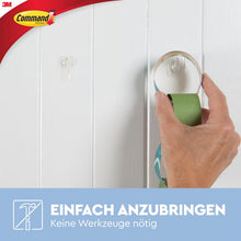 Lade das Bild in den Galerie-Viewer, Command™ Mini-Haken, transparent, mit transparenten Strips, 17006CLR | Packung (1 Stück)