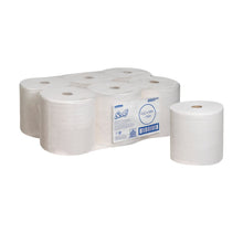 Lade das Bild in den Galerie-Viewer, Scott® PERFORMANCE Handtücher - Rolle / Weiß - 6 Rolls x 1 Sheet | Karton (6 Rollen)