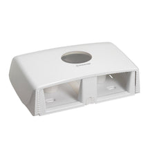 Lade das Bild in den Galerie-Viewer, Aquarius™ Toilet Tissue Spender - Doppelrollen-Spender für Jumbo Toilet Tissue Mini / Weiß - 1 Dispenser | Karton (1 Spender)