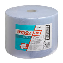 Lade das Bild in den Galerie-Viewer, WypAll® L10 EXTRA Wischtücher - Großrolle / Blau - 1 Roll x 1500 Sheets | Karton (1 Rolle)