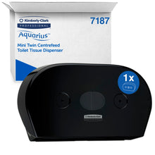 Lade das Bild in den Galerie-Viewer, Kimberly-Clark Professional™ Toilet Tissue Spender - Zentralentnahme / Schwarz /Jumbo -