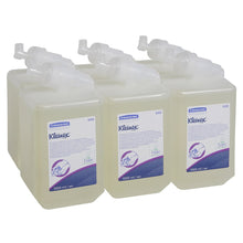 Lade das Bild in den Galerie-Viewer, Kleenex® Sanfte Waschlotion - Kassette / Transparent /1 Ltr - 6 Cassettes | Karton (6 Kartuschen)