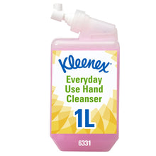 Lade das Bild in den Galerie-Viewer, Kleenex® Normale Waschlotion - Kassette / Rosa /1 Ltr - 6 Cassettes | Karton (6 Kartuschen)