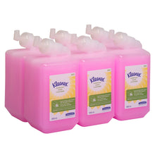 Lade das Bild in den Galerie-Viewer, Kleenex® Normale Waschlotion - Kassette / Rosa /1 Ltr - 6 Cassettes | Karton (6 Kartuschen)