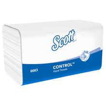 Lade das Bild in den Galerie-Viewer, Scott® CONTROL™ Falthandtücher - Weiß - 15 Clips x 212 Sheets | Karton (15 Päckchen)
