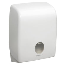 Lade das Bild in den Galerie-Viewer, Aquarius™ Spender für gefaltete Handtücher - C-Falzung / Weiß - 1 Dispenser | Karton (1 Spender)