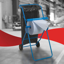 Lade das Bild in den Galerie-Viewer, WypAll® L30 Papierwischtuch für industrielle Reinigungsaufgaben - Großrolle - Extra breit / Blau - 1 Roll x 670 Sheets | Karton (1 Rolle)