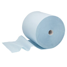 Lade das Bild in den Galerie-Viewer, WypAll® L30 Papierwischtuch für industrielle Reinigungsaufgaben - Großrolle - Extra breit / Blau - 1 Roll x 670 Sheets | Karton (1 Rolle)