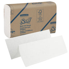 Lade das Bild in den Galerie-Viewer, Scott® Handtücher - MultiFold / Weiß /Mittel - 16 Clips x 250 Sheets | Karton (16 Päckchen)