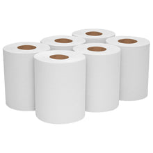 Lade das Bild in den Galerie-Viewer, WypAll® L10 Papierwischtuch für die Reinigung im Service & Einzelhandel - Zentralentnahme / Weiß - 6 Rolls x 390 Sheets | Karton (6 Rollen)