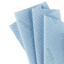 Lade das Bild in den Galerie-Viewer, WypAll® Reach™ Papierwischtuch für die Reinigung im Service & Einzelhandel - Zentralentnahme / Blau - 6 Rolls x 280 Sheets | Karton (6 Rollen)