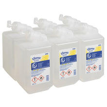 Lade das Bild in den Galerie-Viewer, Kleenex® Extra Gel Händedesinfizieren - Kassette / Transparent /1 Ltr - 6 Cassettes | Karton (6 Kartuschen)