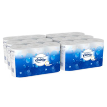 Lade das Bild in den Galerie-Viewer, Kleenex® Toilettenpapier - Standard / Weiß - 6 Packs x 6 small rolls x 600 Toilet Tissue Sheets | Karton (6 Päckchen)