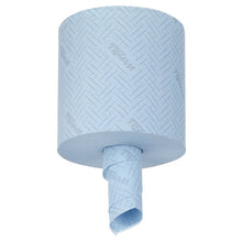 Lade das Bild in den Galerie-Viewer, WypAll® L10 Papierwischtuch für Lebensmittel & Hygiene - Centrefeed for Reach+™ / Blau - 6 Rolls x 630 Sheets | Karton (6 Rollen)