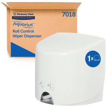Lade das Bild in den Galerie-Viewer, Aquarius™ Wischtuch-Spender - Roll Control / Weiß - 1 Dispenser | Karton (1 Spender)