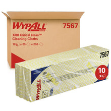 Lade das Bild in den Galerie-Viewer, WypAll® X80 Critical Clean - Interfold, 41.00 cm x 33.00 cm