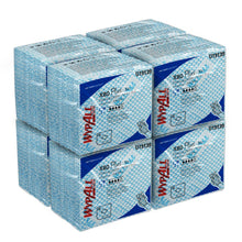 Lade das Bild in den Galerie-Viewer, WypAll® X80 Plus Critical Clean - Viertelgefaltet / Blau - 8 Bags x 30 Sheets | Karton (8 Beutel)