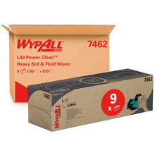 Lade das Bild in den Galerie-Viewer, WypAll® L40 PowerClean - Zupfbox / Weiß - 9 Boxes x 90 Sheets | Karton (9 Boxen)