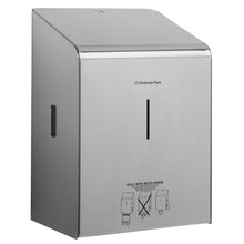 Lade das Bild in den Galerie-Viewer, Kimberly-Clark Professional™ Rollenhandtuchspender - Edelstahl - 1 Dispenser | Karton (1 Spender)