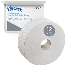 Lade das Bild in den Galerie-Viewer, Kleenex® Toilettenpapier - Großrolle / Weiß /180 - 12 Rolls x 474 Toilet Tissue Sheets | Karton (12 Rollen)