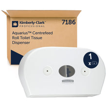 Lade das Bild in den Galerie-Viewer, Aquarius™ Toilet Tissue Spender - Zentralentnahme / Weiß /Jumbo -